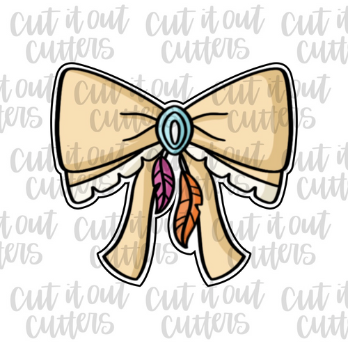 Nature Princess Bow Cookie Cutter