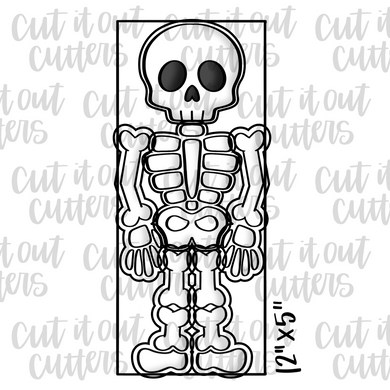 Build A Boney Skeleton 12 x 5 Cookie Cutter Set