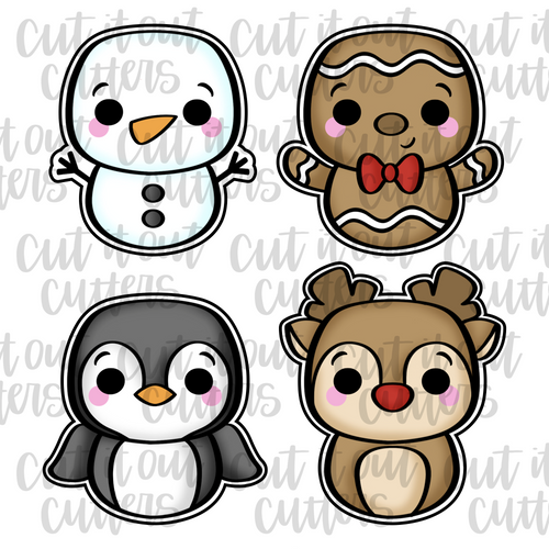 North Pole Friends Cookie Cutter Set