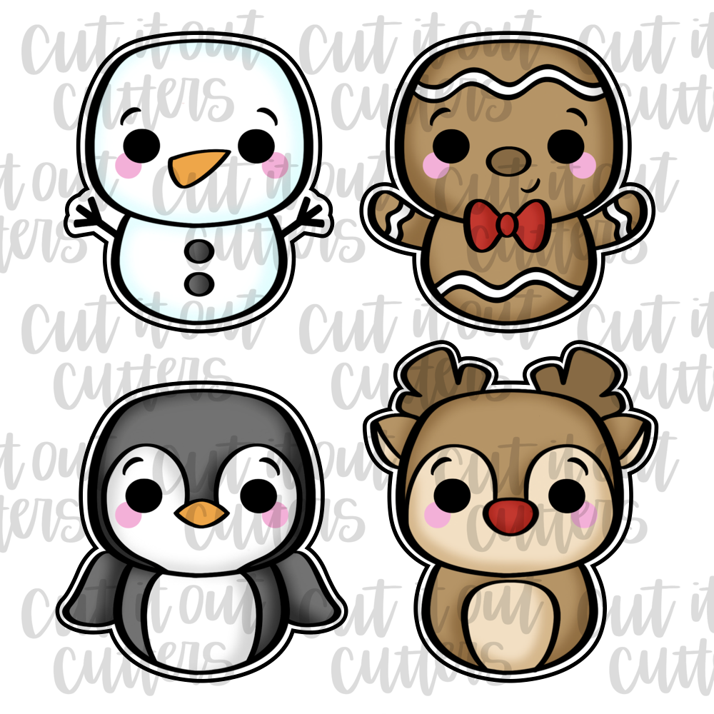 North Pole Friends Cookie Cutter Set