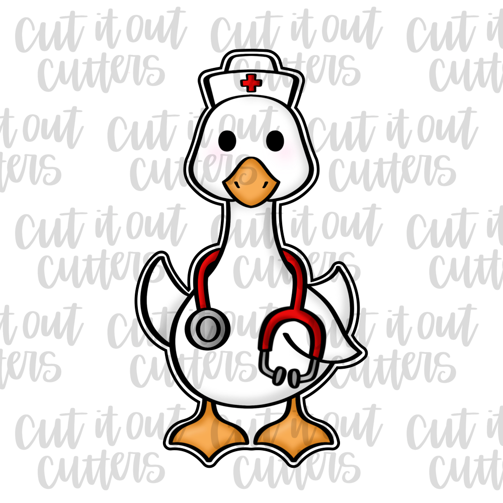 Nurse Goose Cookie Cutter