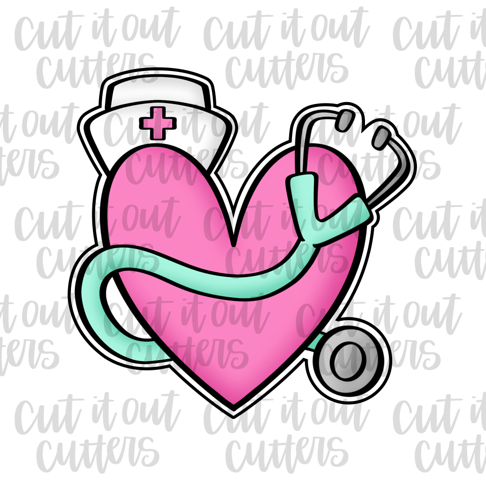 Nursing Heart Cookie Cutter