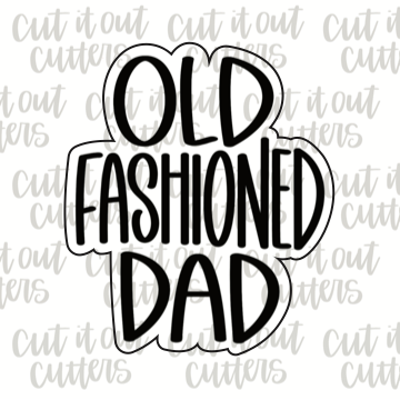 Old Fashioned Dad Cookie Cutter