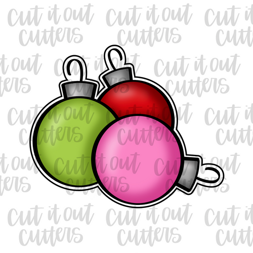 Ornament Cluster Cookie Cutter