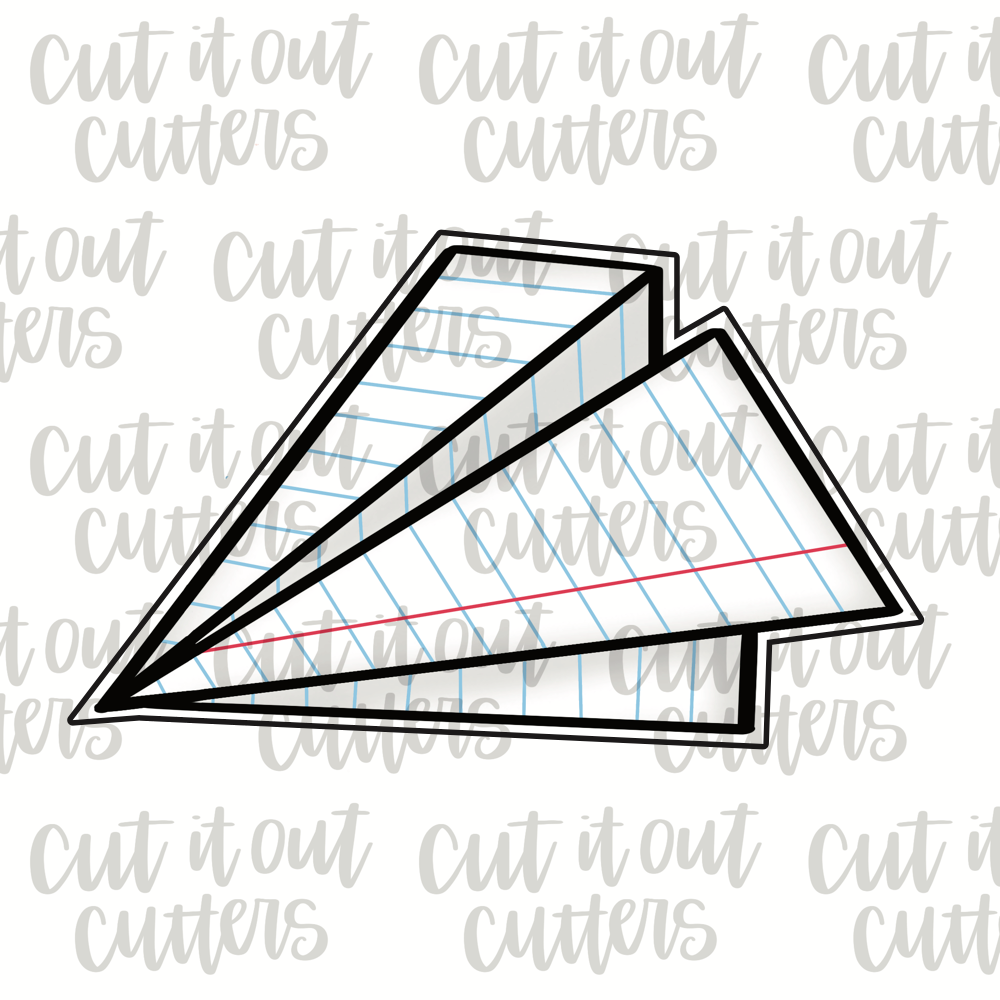 Paper Airplane Cookie Cutter – Cut It Out Cutters