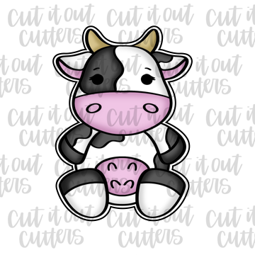 Plush Cow Cookie Cutter