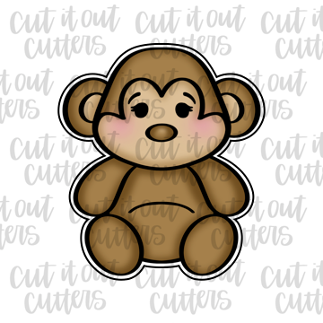 Plush Monkey Cookie Cutter