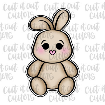 Plush Rabbit Cookie Cutter