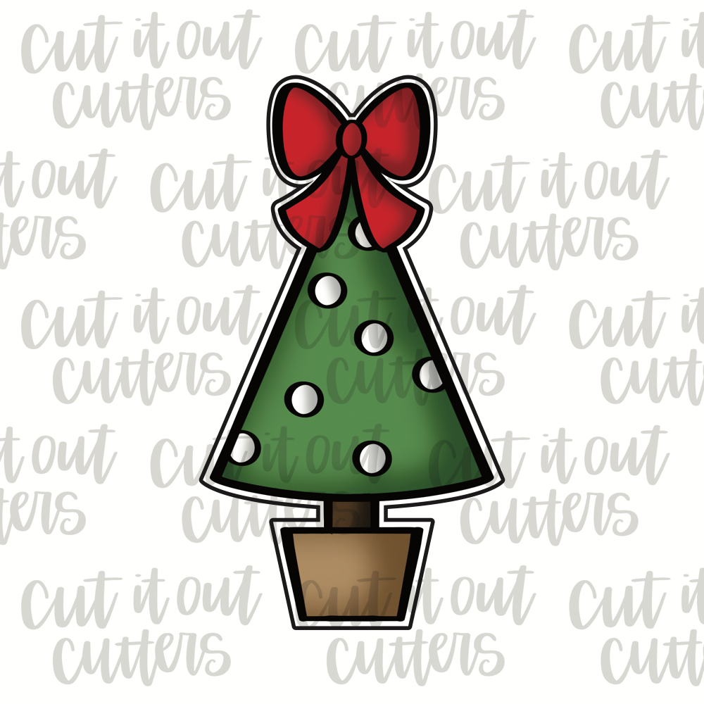 Polka Dot Tree Cookie Cutter