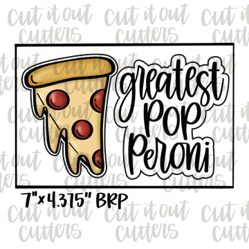 Pop-Peroni & Pizza Cookie Cutter Set