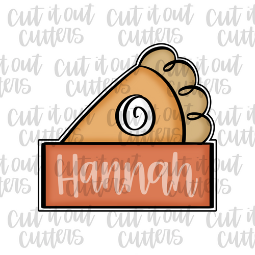 Pumpkin Pie Plaque Cookie Cutter