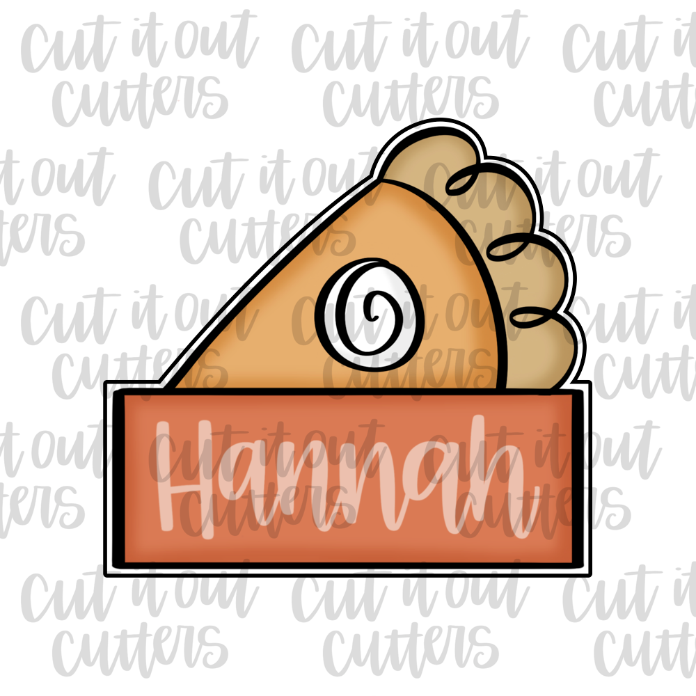 Pumpkin Pie Plaque Cookie Cutter