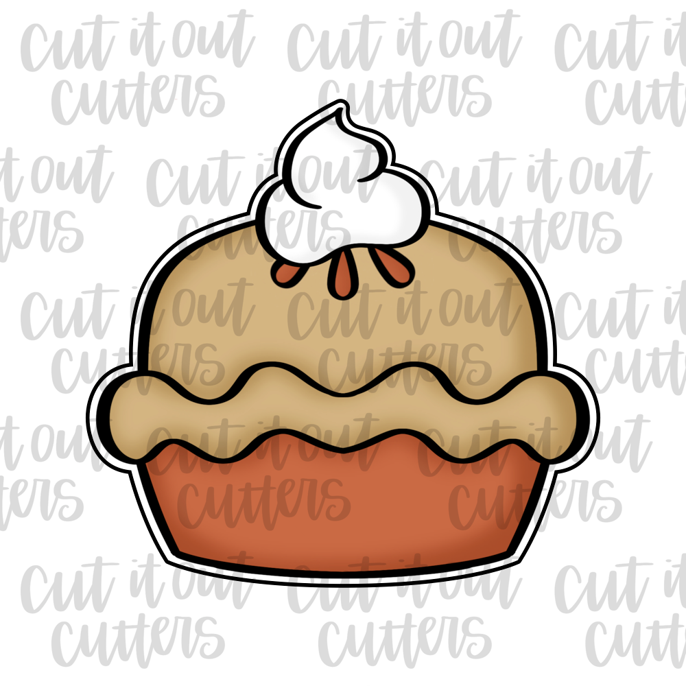 Pumpkin Pie in Whip Cookie Cutter