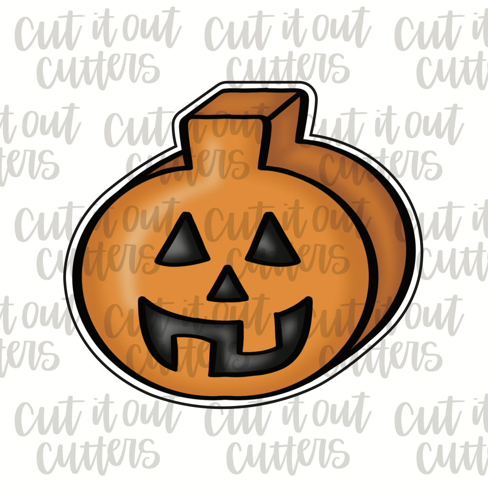 Pumpkin Snack Cake Cookie Cutter