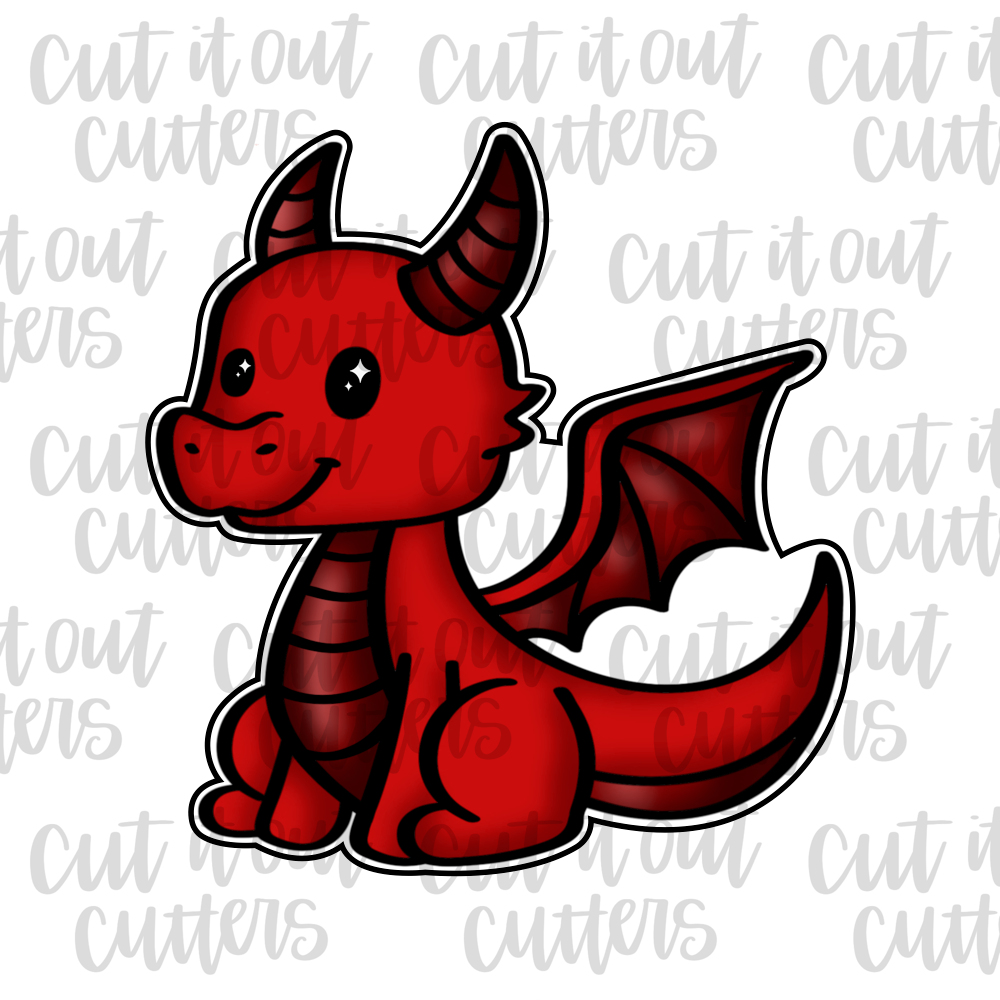 Red Dragon Cookie Cutter