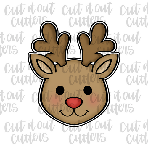 Reindeer Pop Cookie Cutter