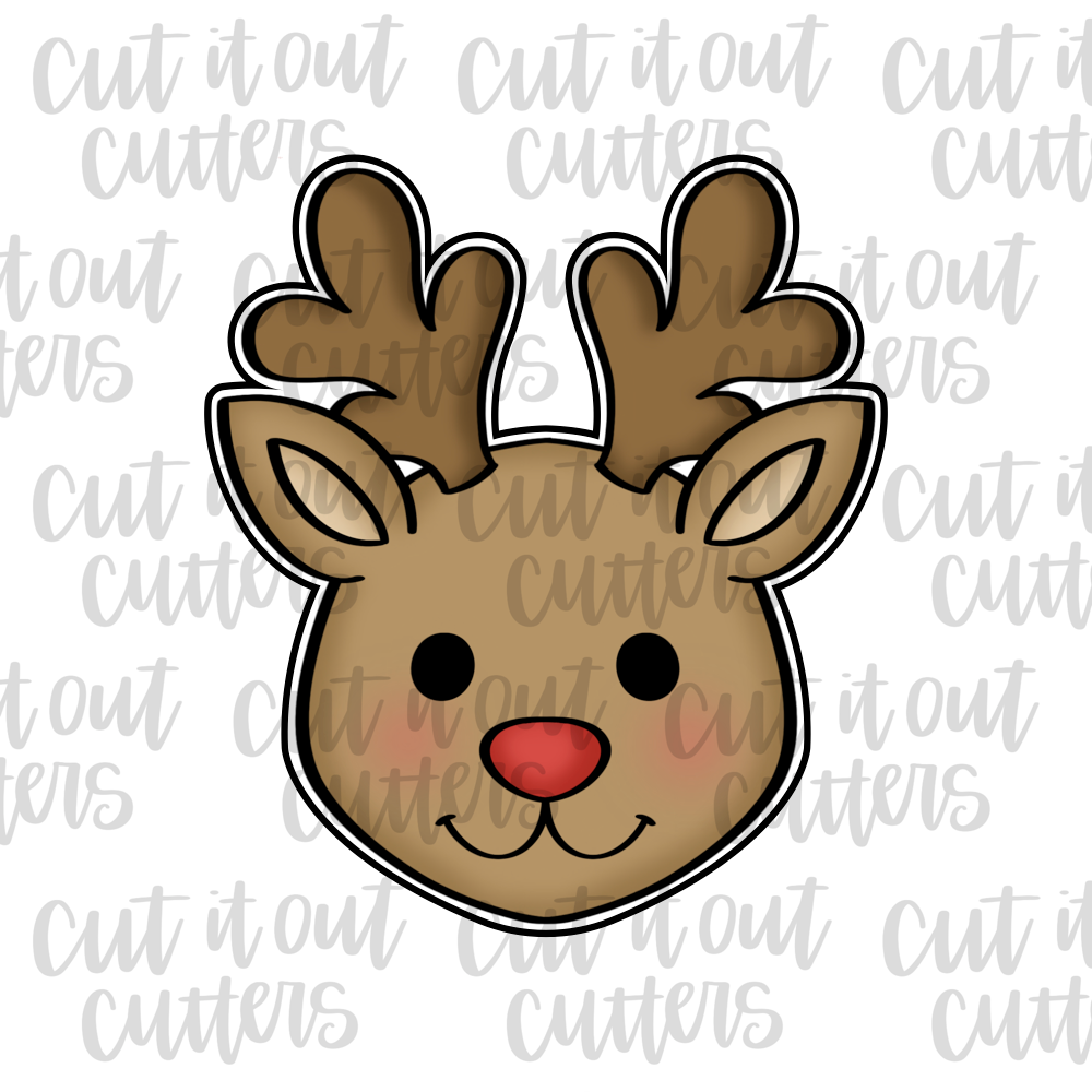 Reindeer Pop Cookie Cutter