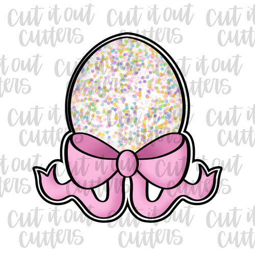 Ribbon Egg Cookie Cutter