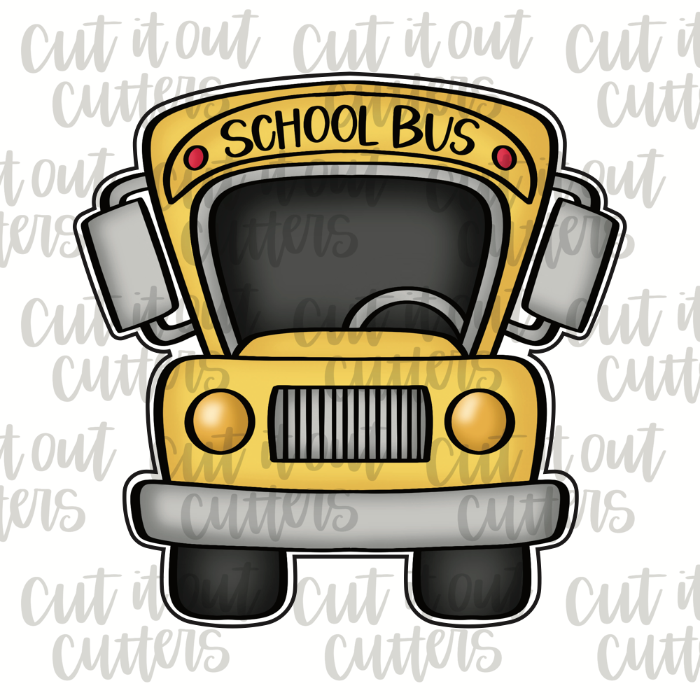 Rounded School Bus Cookie Cutter – Cut It Out Cutters