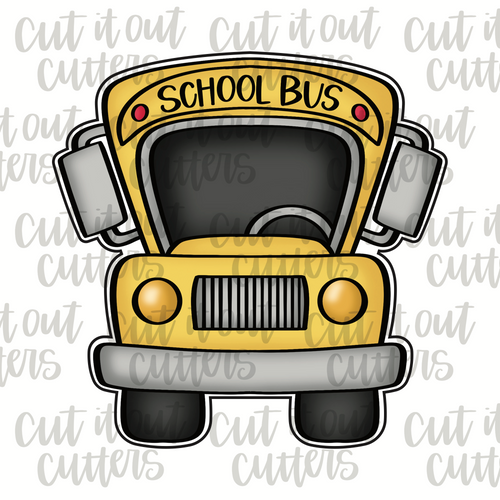 Rounded School Bus Cookie Cutter