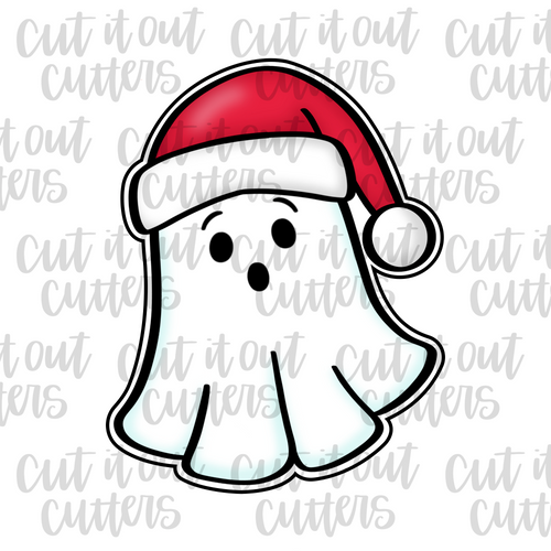 Santa Ghost Cookie Cutter
