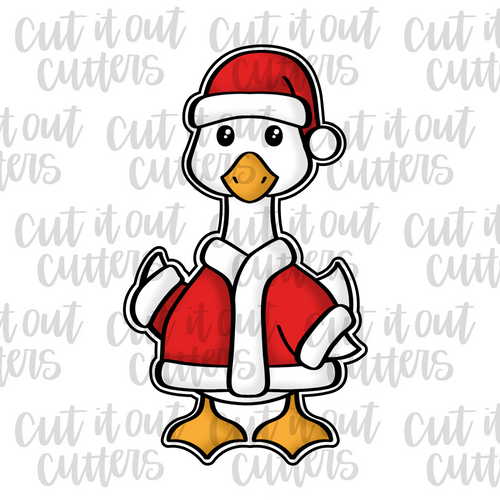 Santa Goose Cookie Cutter