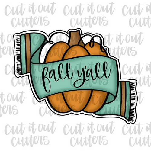 Scarf & Pumpkin Cookie Cutter