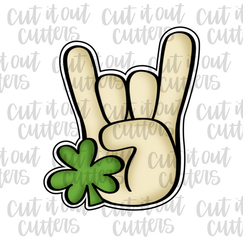 Shamrock Hand Cookie Cutter