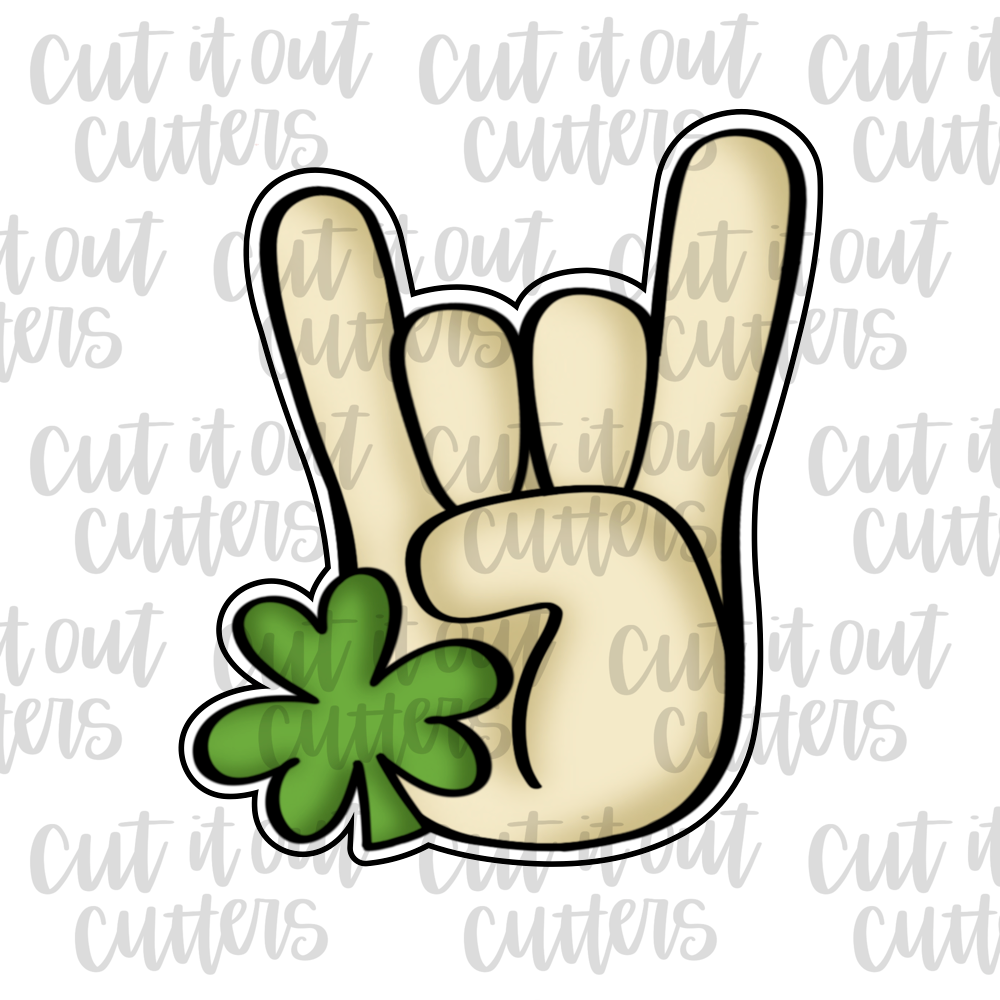 Shamrock Hand Cookie Cutter