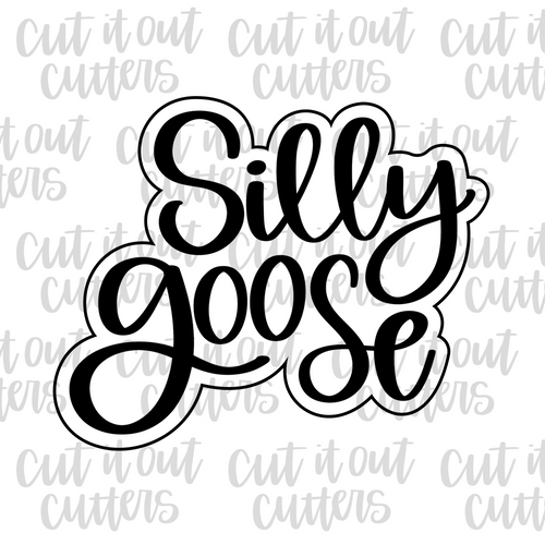 Silly Goose Cookie Cutter