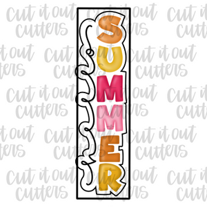 Skinny Hello Summer Cookie Cutter