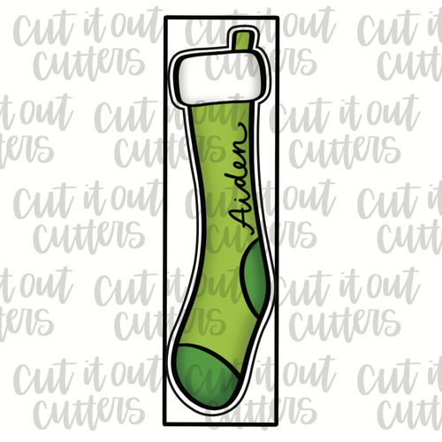 Skinny Stocking 2 Cookie Cutter