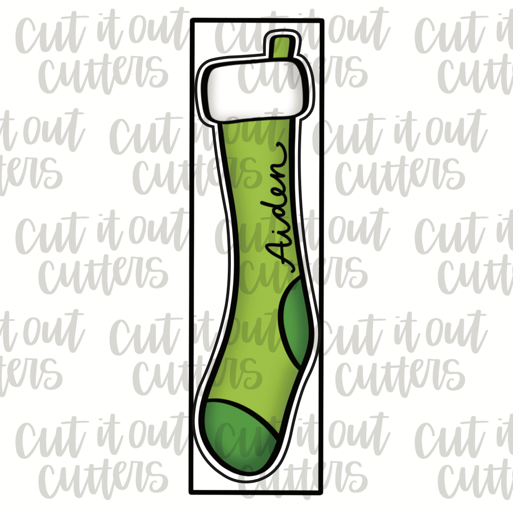 Skinny Stocking 2 Cookie Cutter