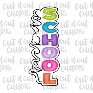 Skinny Thick Back to School Cookie Cutter