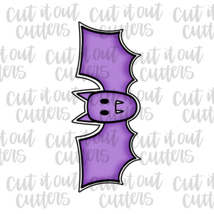 Skinny Thick Flying Bat Cookie Cutter
