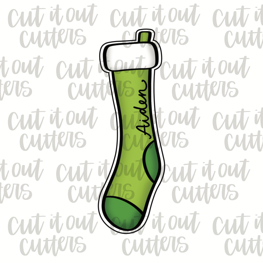 Skinny Thick Stocking Cookie Cutter