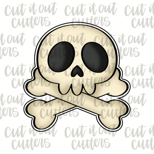 Skull and Bones Cookie Cutter