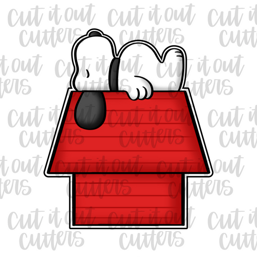 Sleeping Dog Cookie Cutter