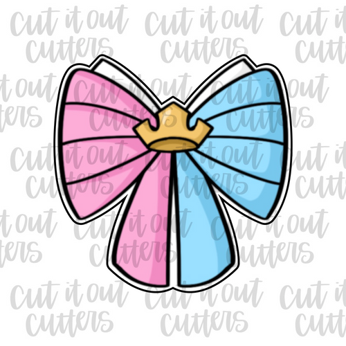 Sleeping Princess Bow Cookie Cutter