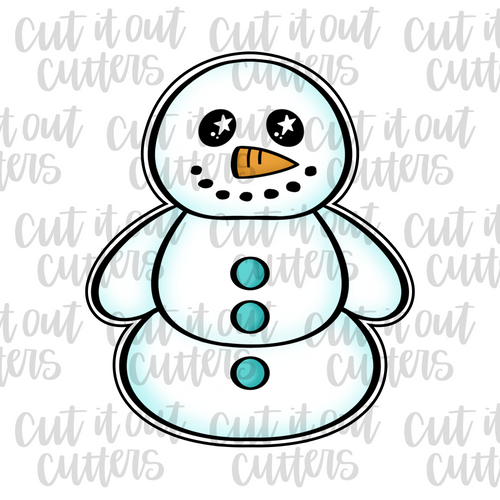 Snow Guy Cookie Cutter