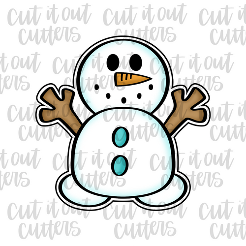 Snowman Stuffie Cookie Cutter