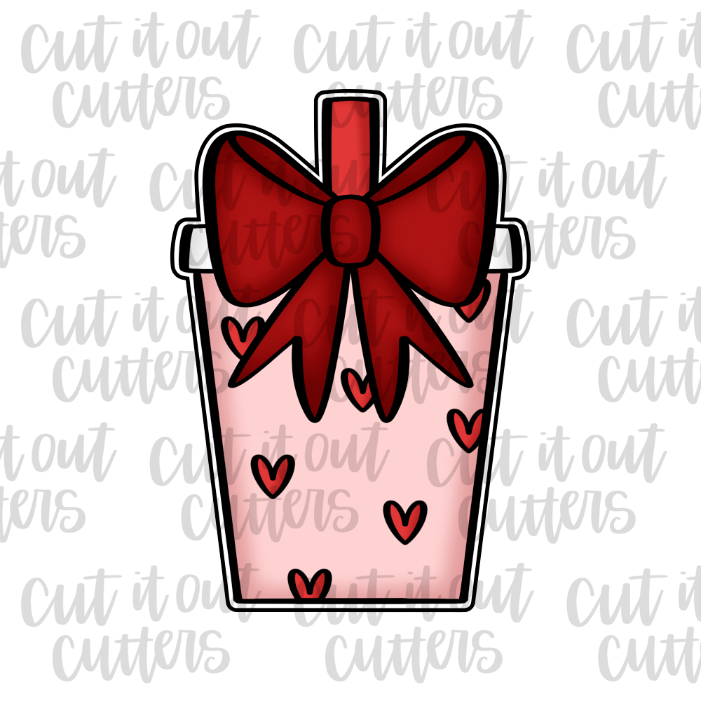 Soda with Bow Cookie Cutter