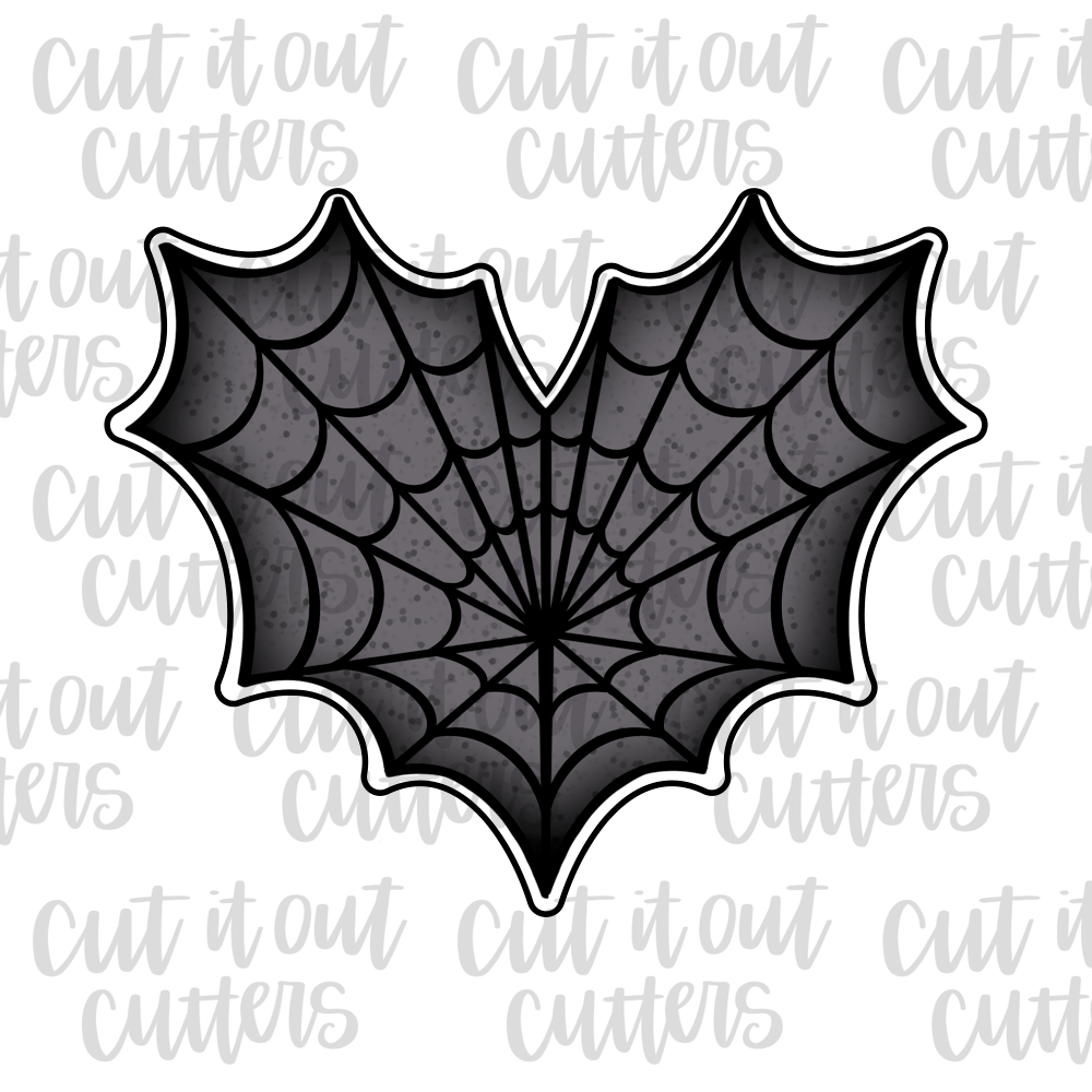 Spiderweb Heart Cookie Cutter