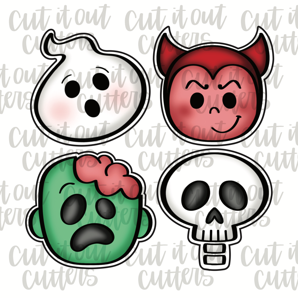 Spooky Friends Cookie Cutter Set 1