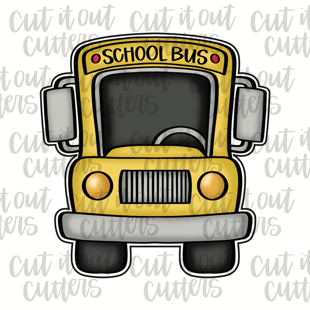 Squared School Bus Cookie Cutter – Cut It Out Cutters