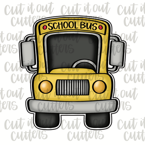 Squared School Bus Cookie Cutter