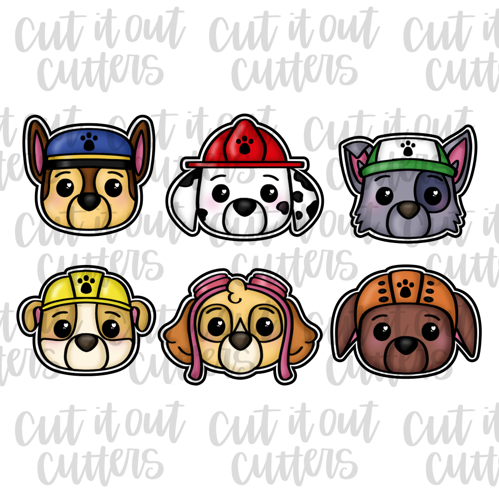 Super Dogs Mini Cookie Cutter Set