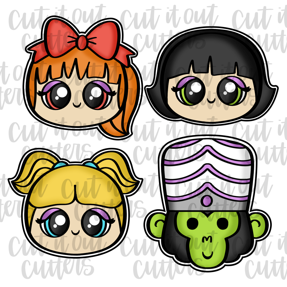 Super Girls Cookie Cutter Set