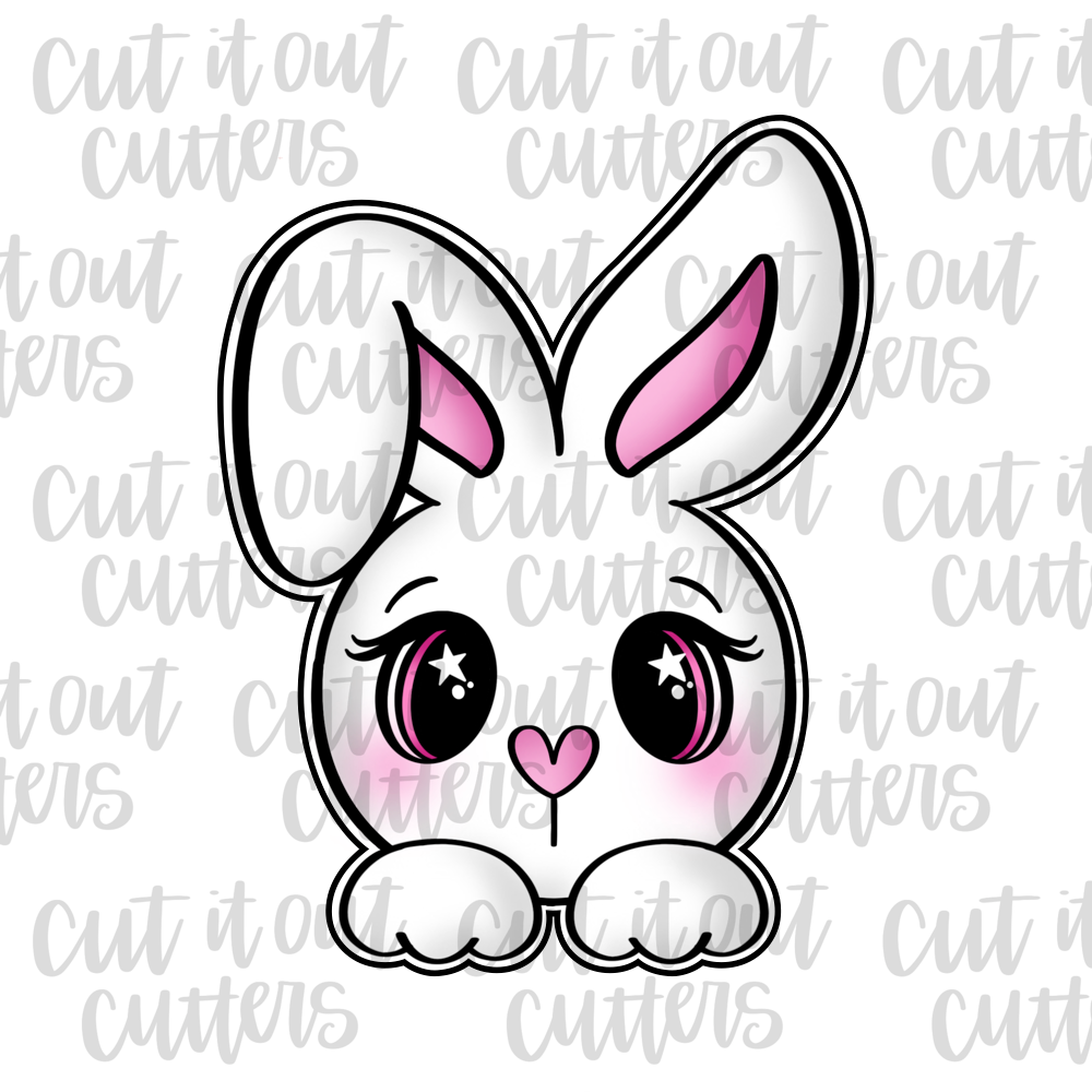 Sweetie Bunny with Long Ears Cookie Cutter