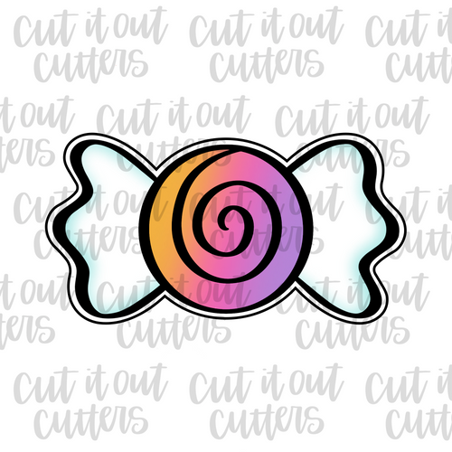 Swirl Candy Cookie Cutter